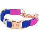 detail image1 Colorblock Martingale Collar For Dog Training